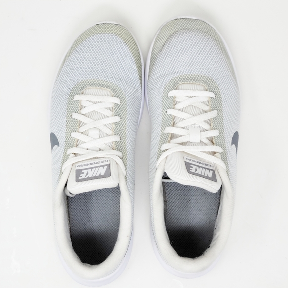 Nike Women's Flex Experience RN White/Grey Sz 9.5 - Picture 4 of 6